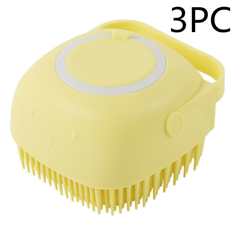 Silicone Pet Bath and Massage Gloves
