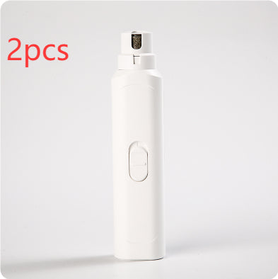 Battery-Powered Nail Grinder And Trimmer For Pets