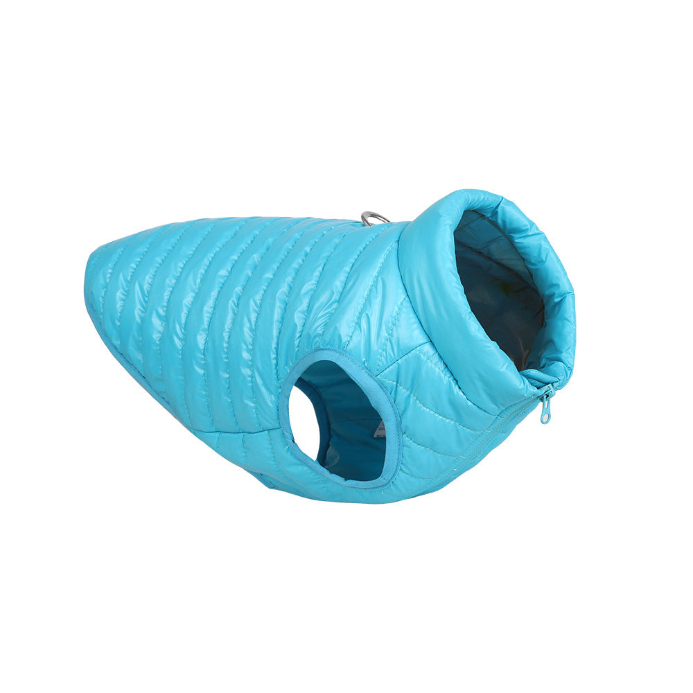 Autumn And Winter Nylon Zipper Jacket For Pets