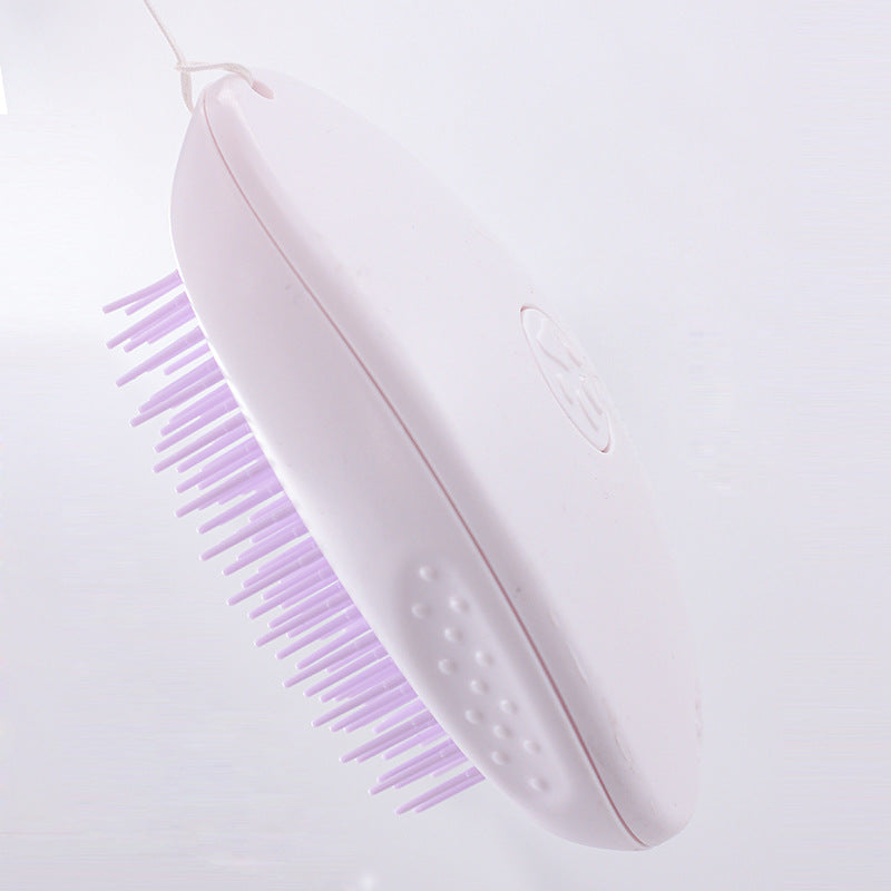 White Pet Hair Grooming Brush