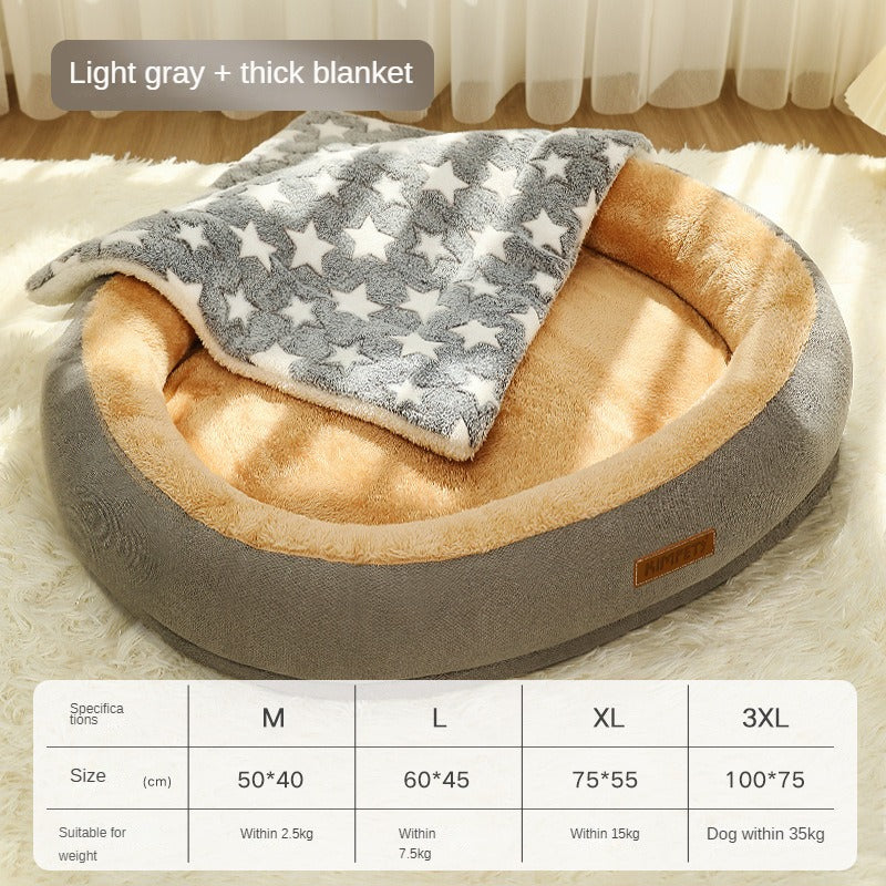 Removable and Washable Warm Bed for Pet