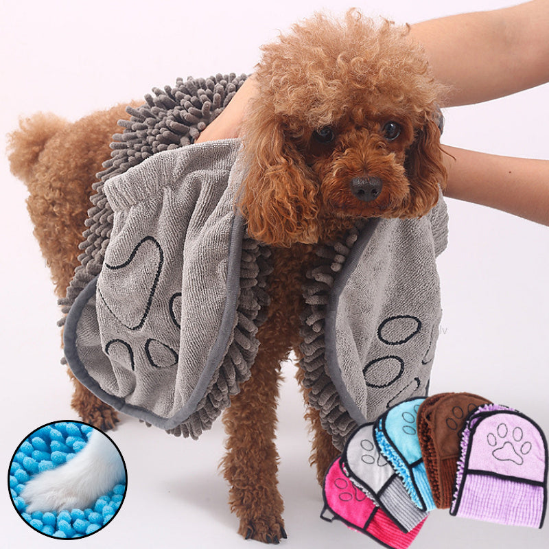 Super Absorbent Microfiber Pet Bathrobe Towel