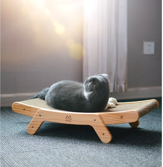 Vertical Corrugated Paper Pet Claw Toy Bed