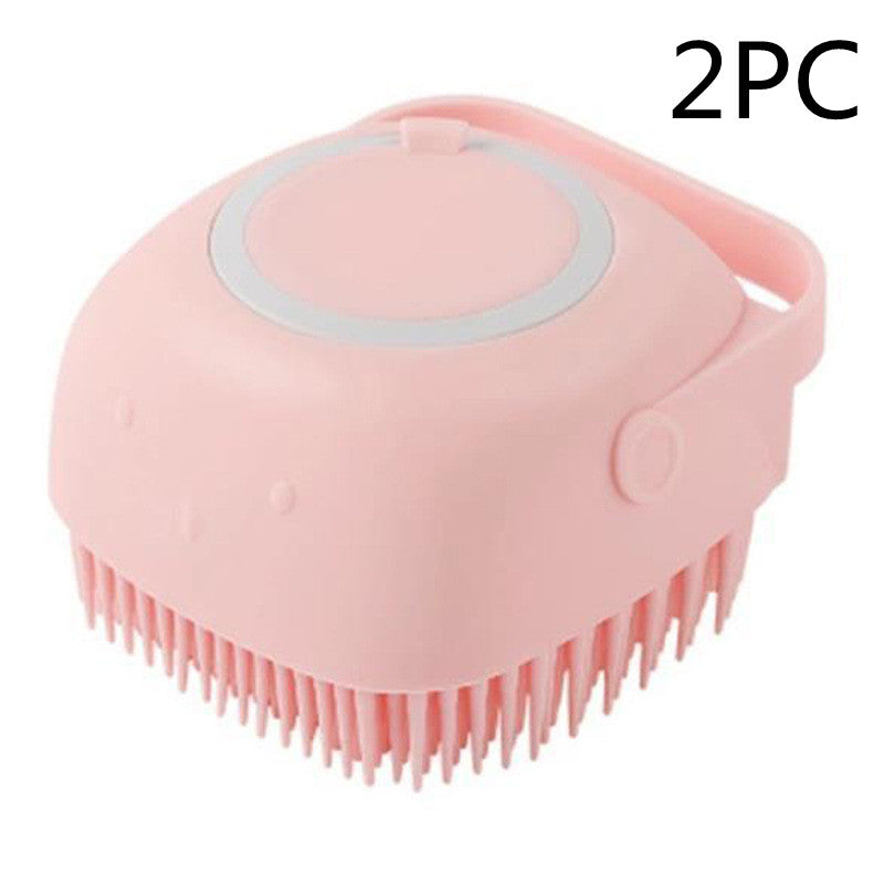 Silicone Pet Bath and Massage Gloves
