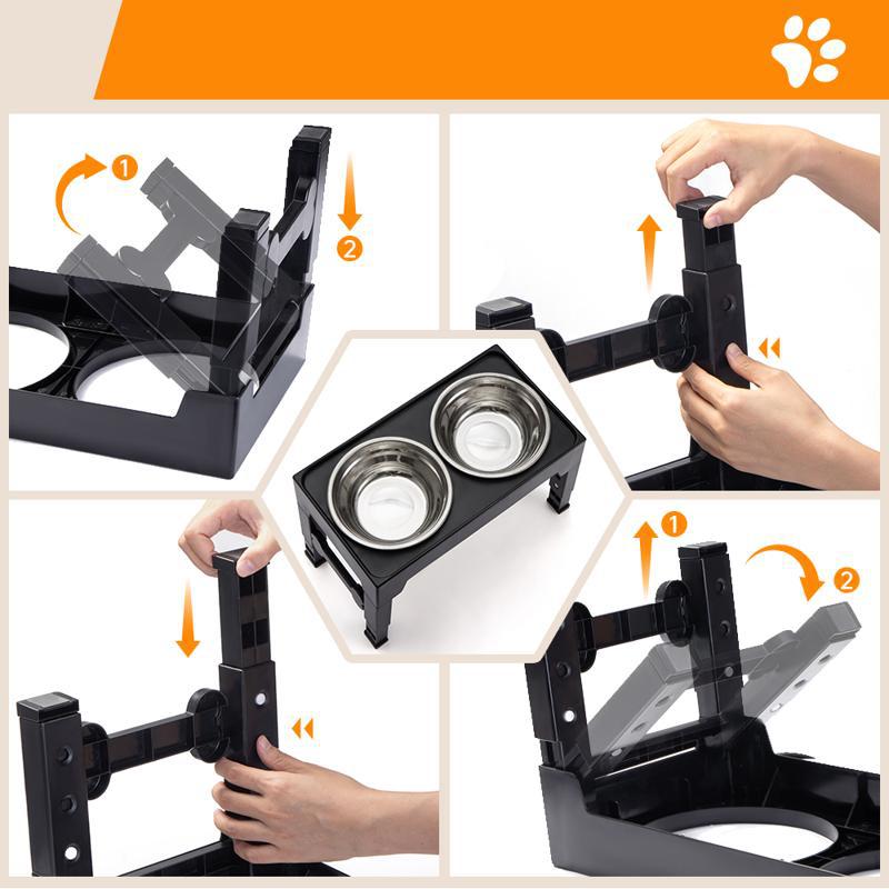 Pet Lifting Feeding Bowl with Neck Protection