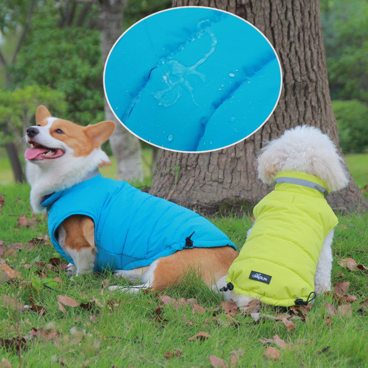 Thickened Waterproof Double-Sided Reflective Jacket For Pets