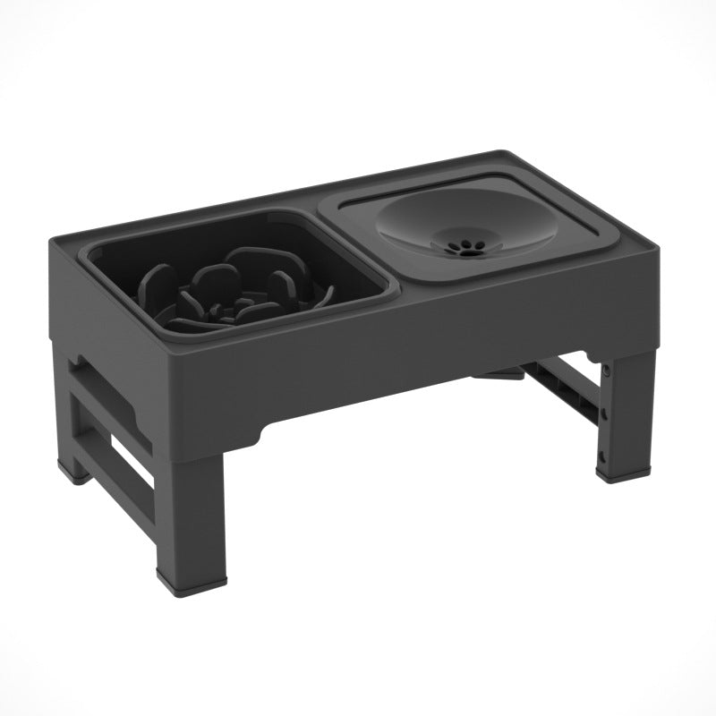 Double Feeding Bowls with Stainless Stand for Pet