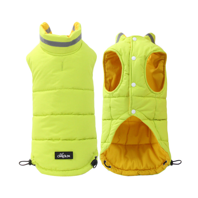 Thickened Waterproof Double-Sided Reflective Jacket For Pets