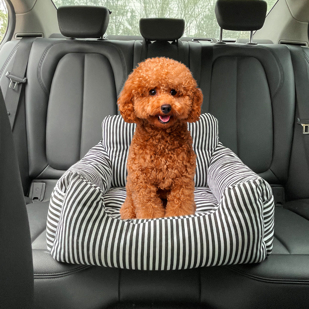 Striped Sofa and Car Nest Bed for Pet