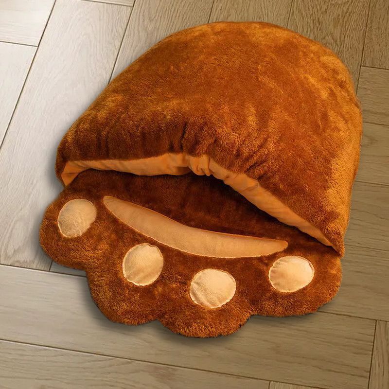 Winter Warm Bear Paw Bed for Pet
