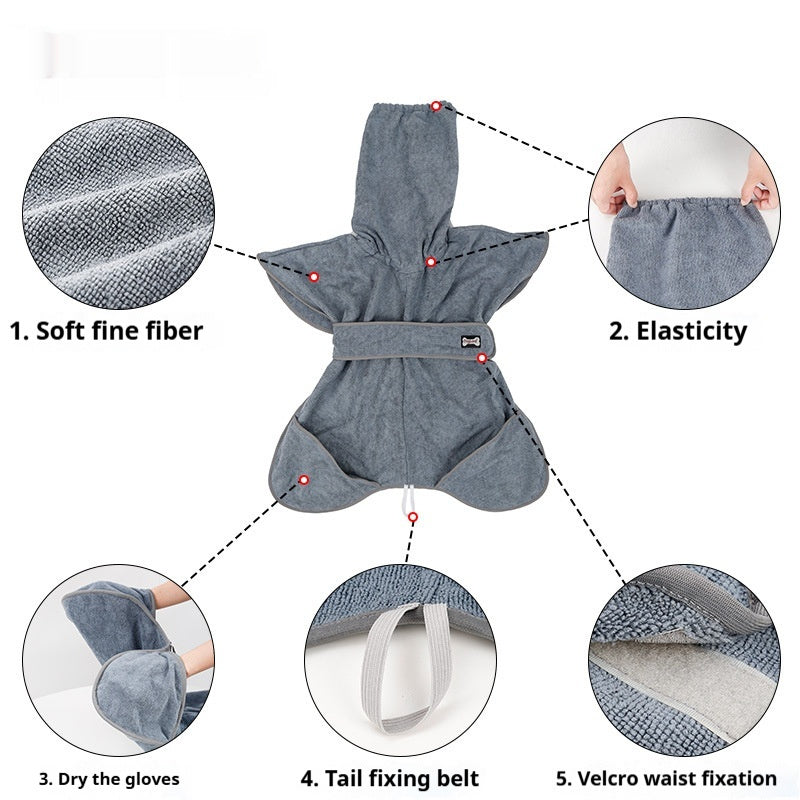 Soft Cotton Pet Bath Towel