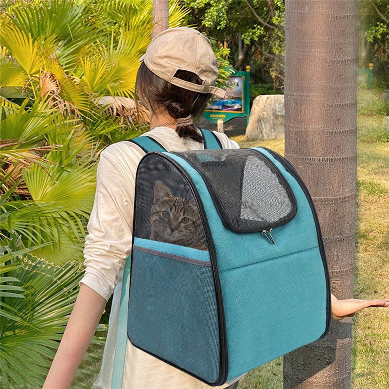 Foldable Breathable Mesh Pet Bag
