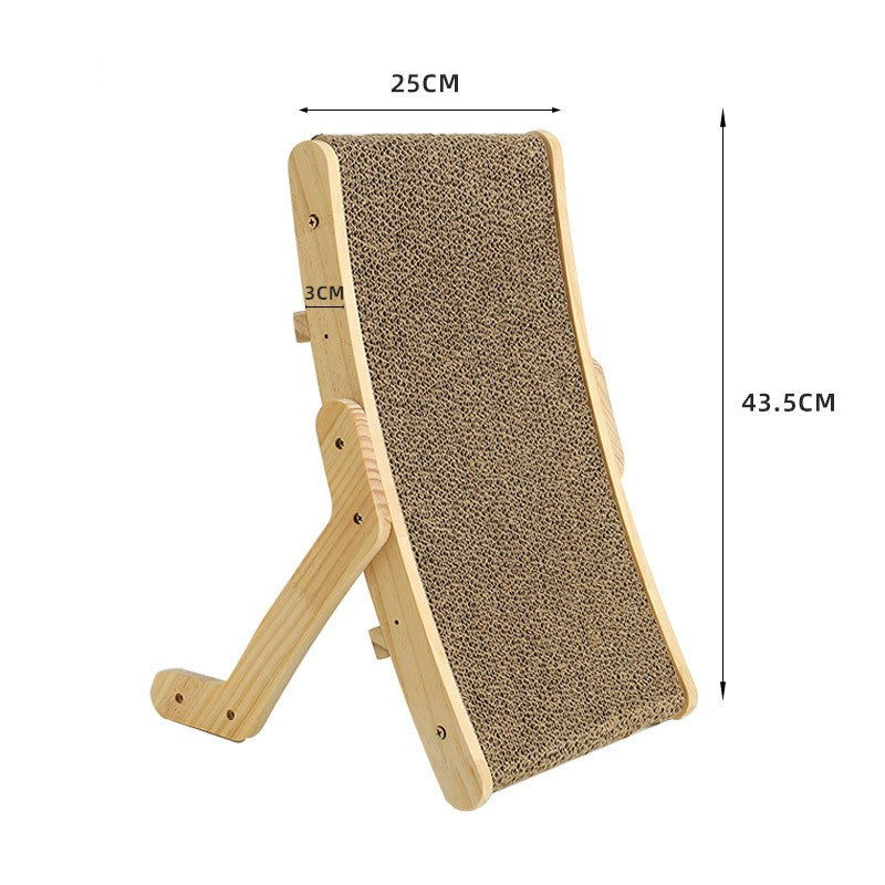 Vertical Corrugated Paper Pet Claw Toy Bed