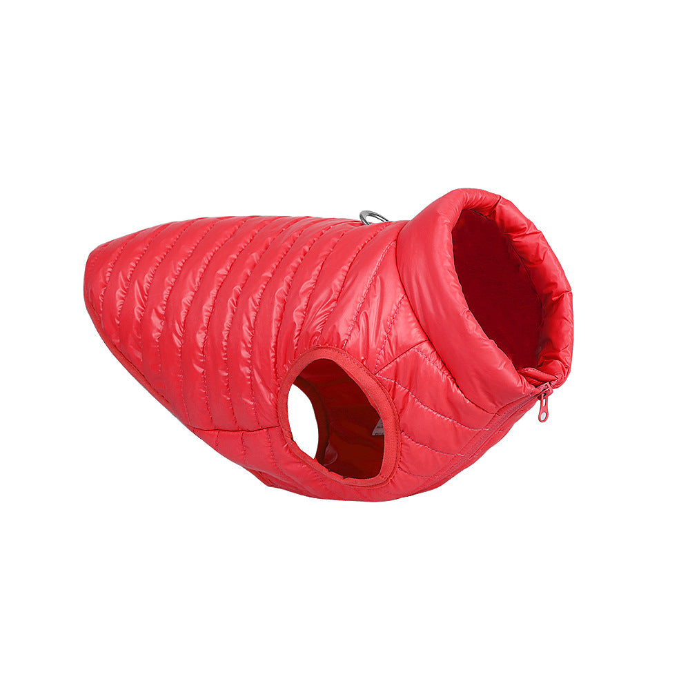 Autumn And Winter Nylon Zipper Jacket For Pets