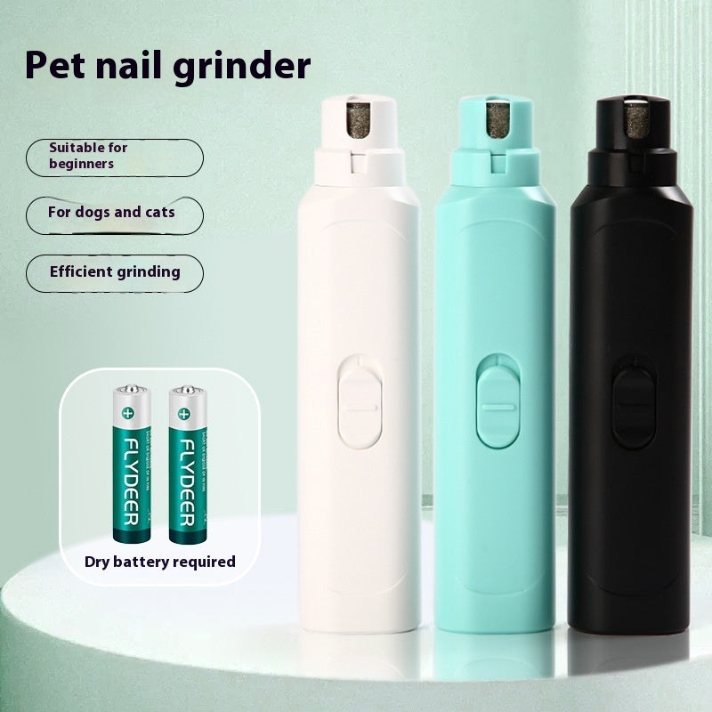 Battery-Powered Nail Grinder And Trimmer For Pets