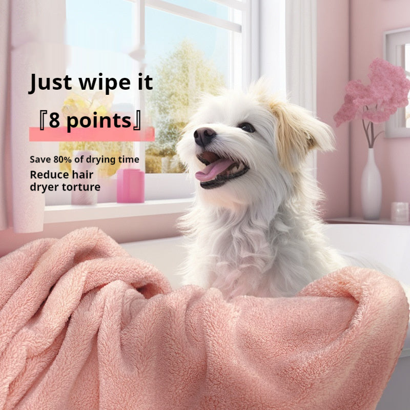 Quick Dry Pet Bath Towel