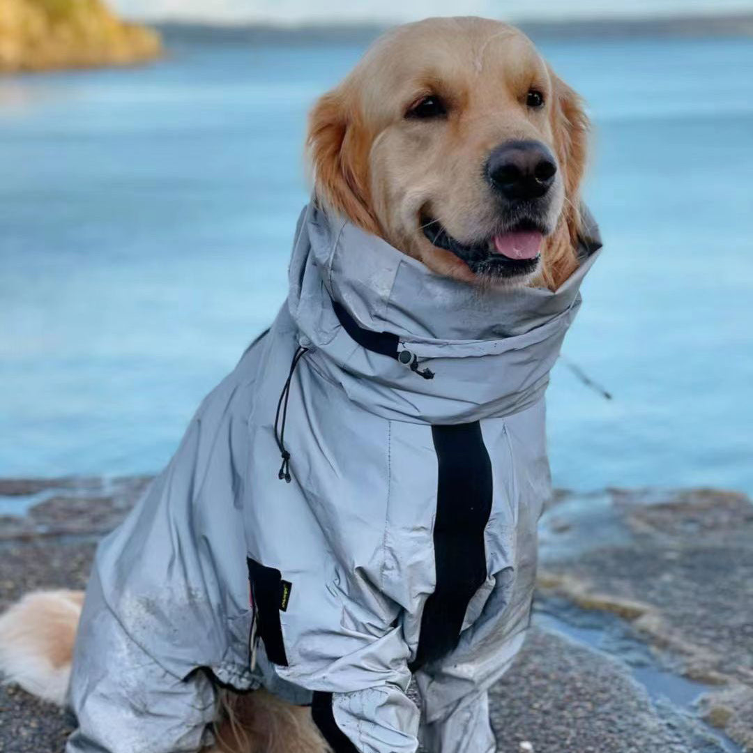 Tactical Reflective Raincoat Shell Jacket For Pets