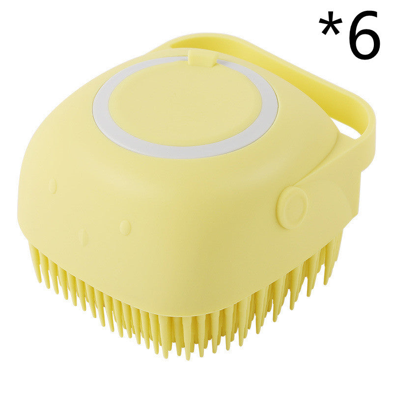 Silicone Pet Bath and Massage Gloves