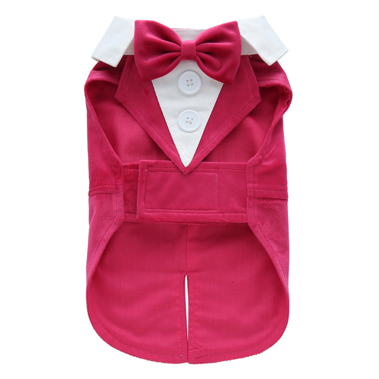 Formal Tuxedo Style Pet Clothing