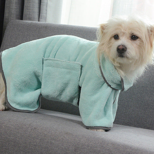Absorbent Pet Bathrobe Towel