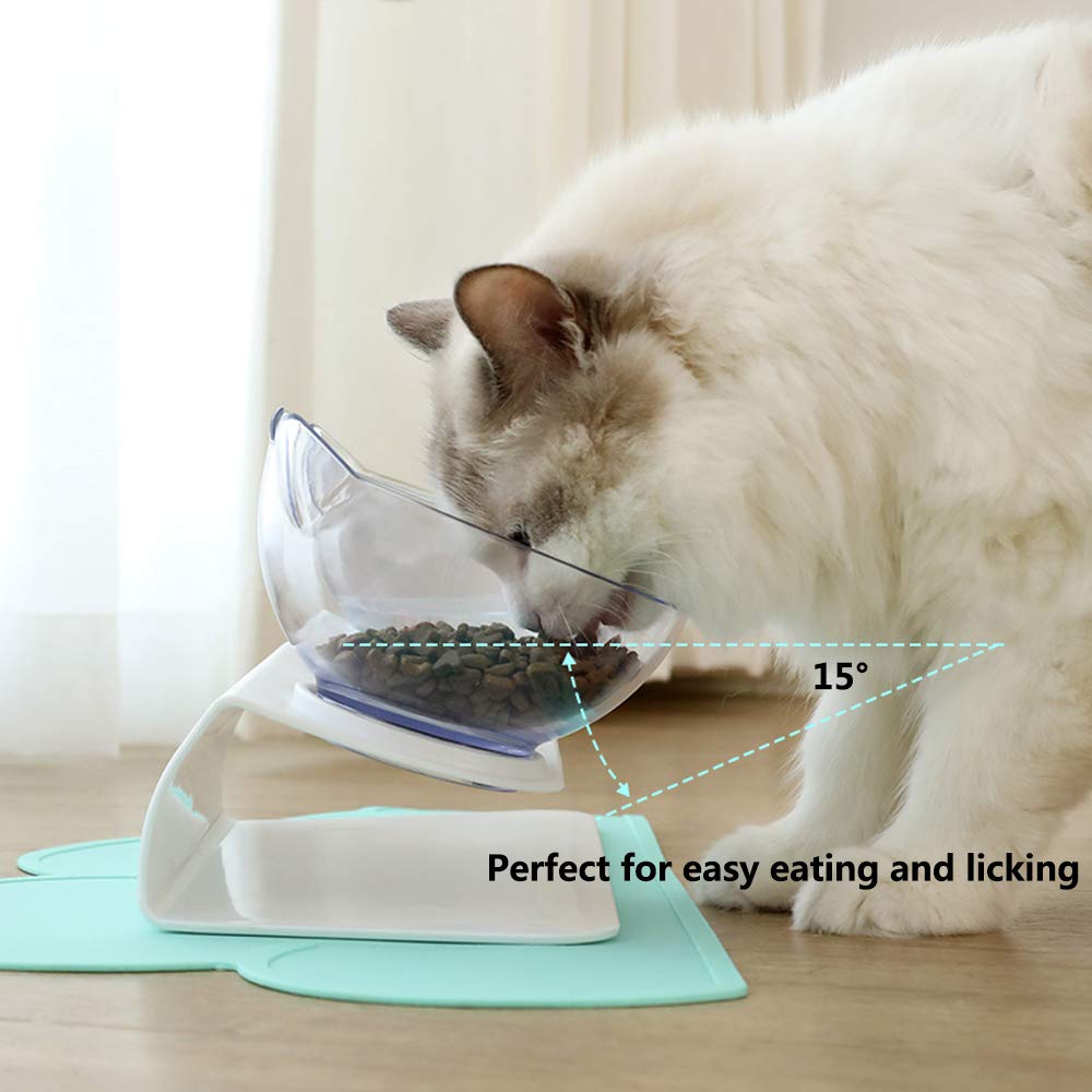 Non-Slip Elevated Double Feeding Bowl for Pet