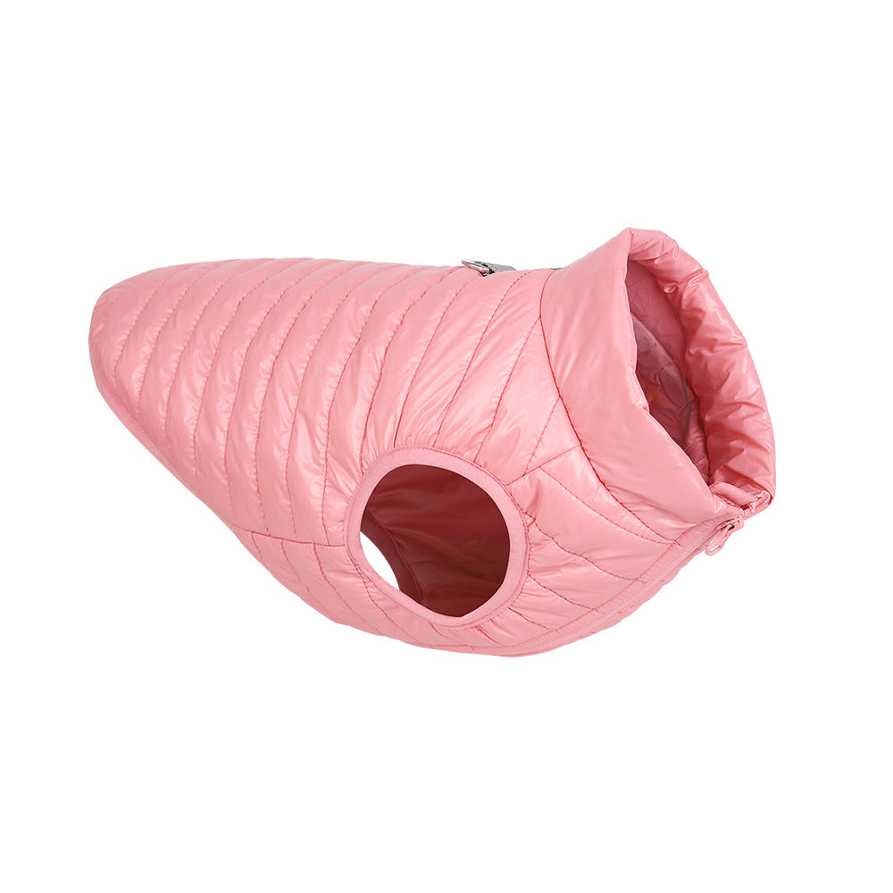 Autumn And Winter Nylon Zipper Jacket For Pets