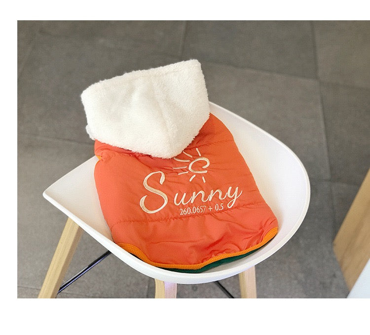 Warm Winter Cotton Pet Dress