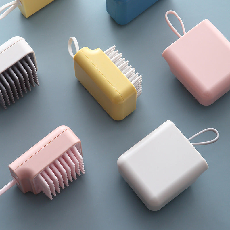 Dual Function Pet Bath and Grooming Brush