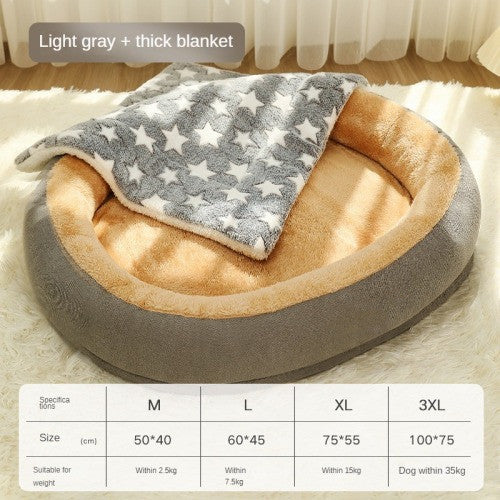 Removable and Washable Warm Bed for Pet