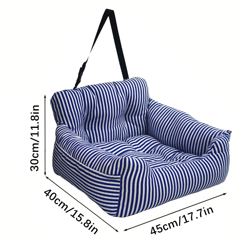 Striped Sofa and Car Nest Bed for Pet