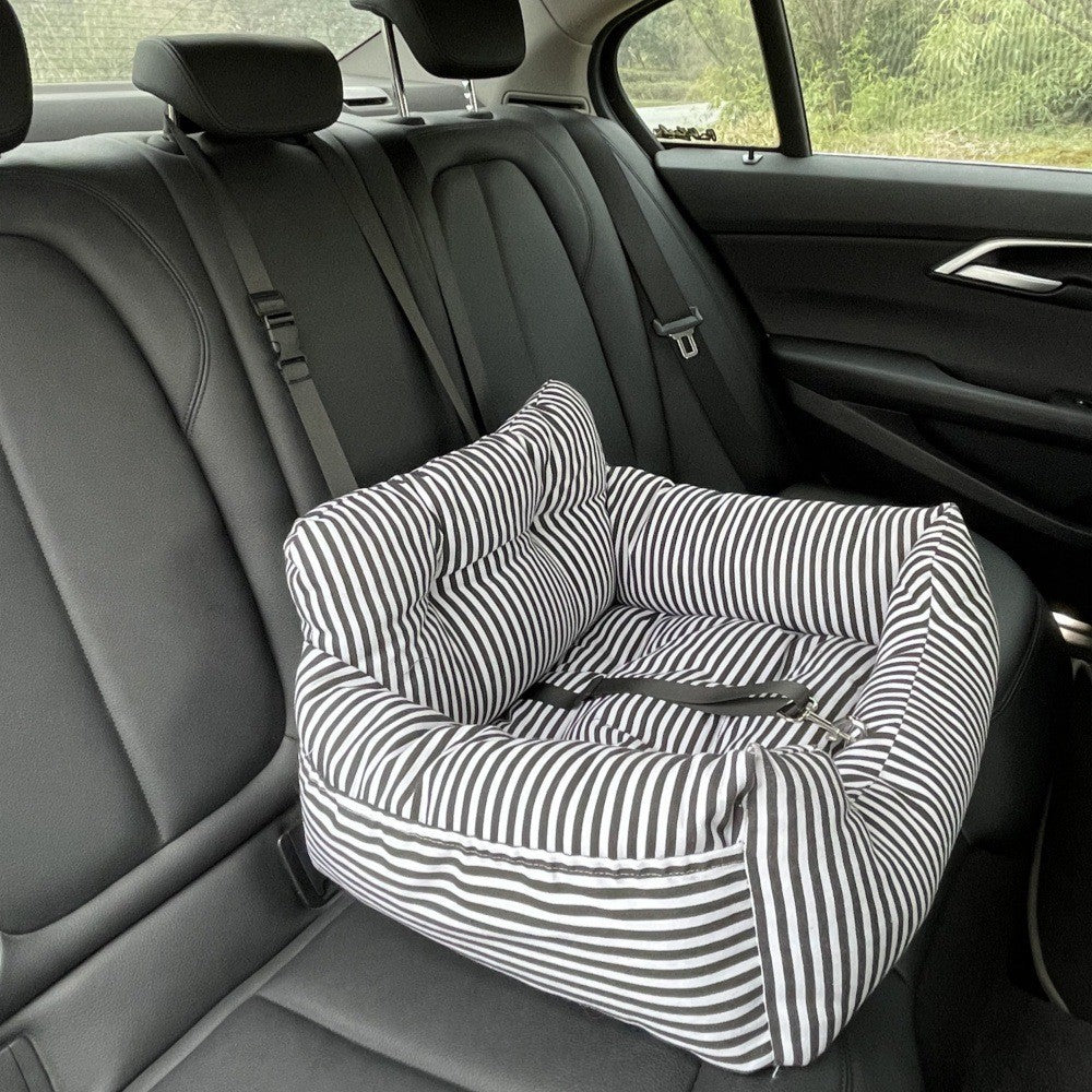 Striped Sofa and Car Nest Bed for Pet