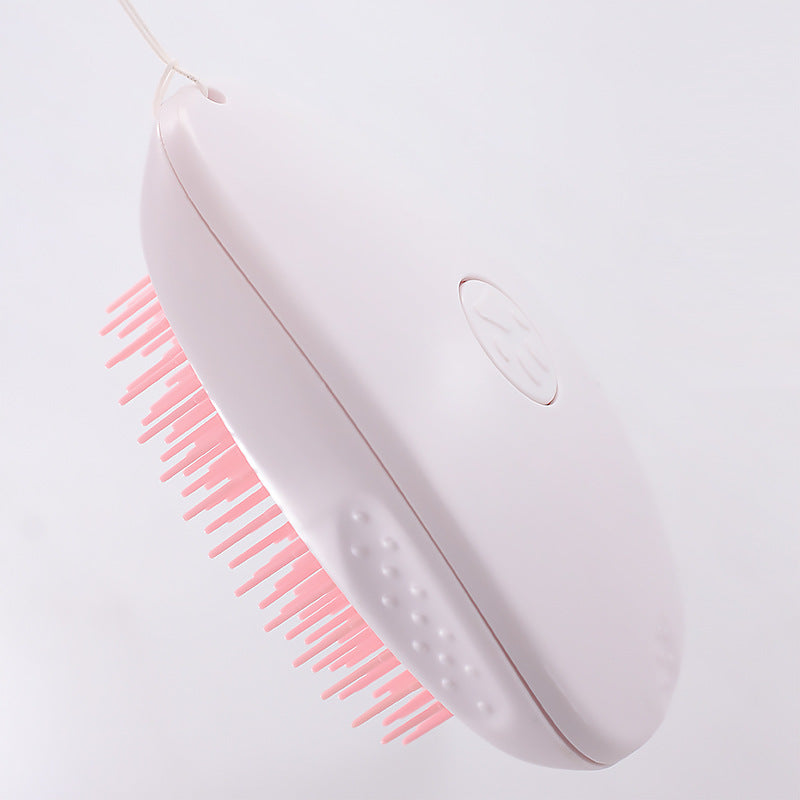 White Pet Hair Grooming Brush
