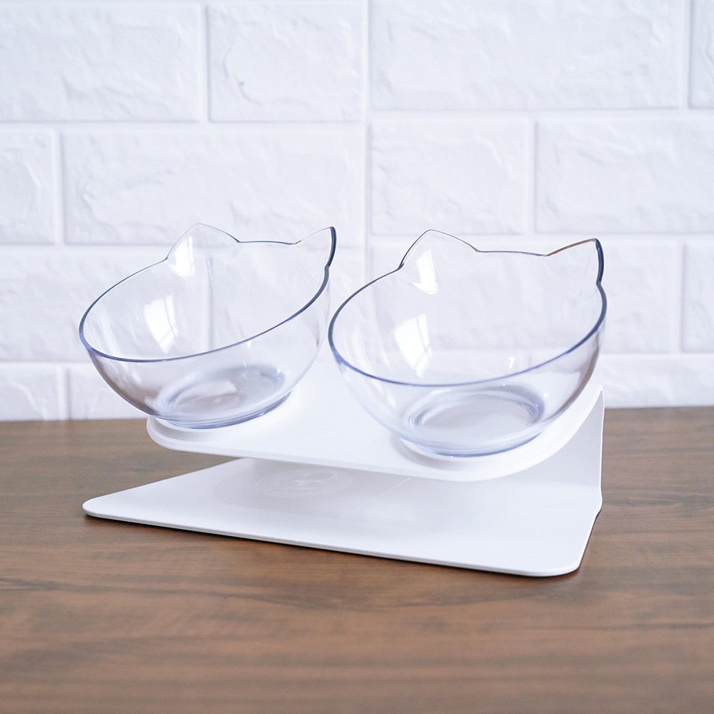 Non-Slip Elevated Double Feeding Bowl for Pet