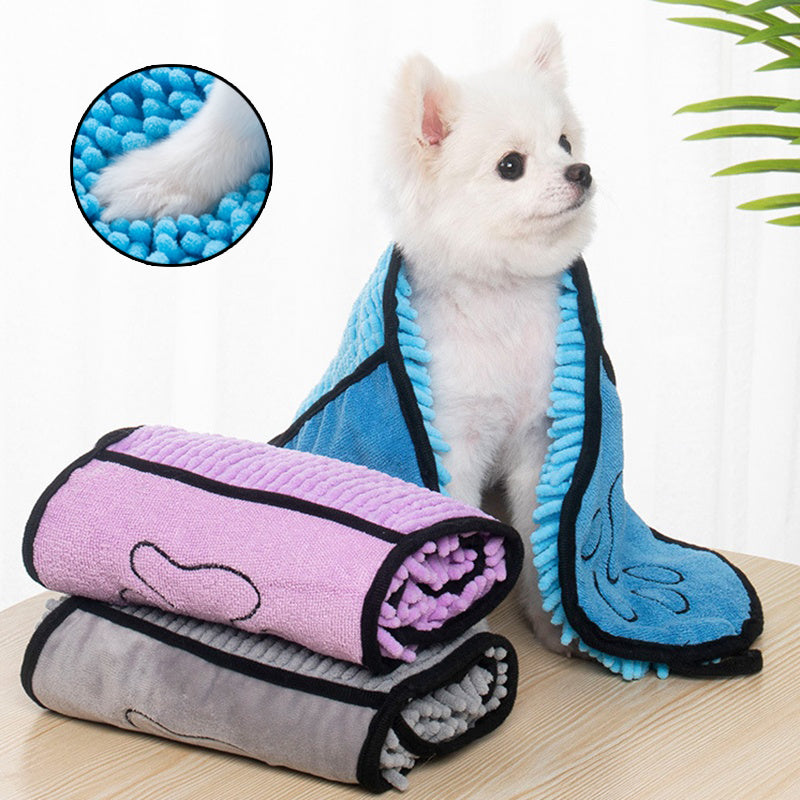 Super Absorbent Microfiber Pet Bathrobe Towel