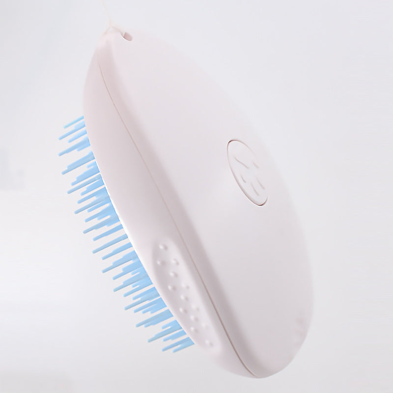 White Pet Hair Grooming Brush