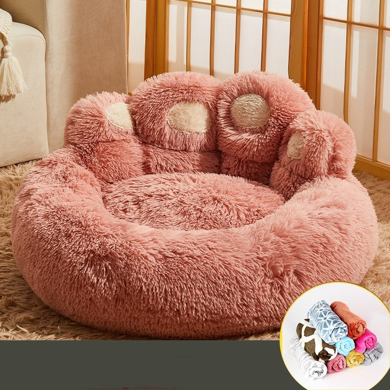 Fleece-Lined Sofa Mattress Bed for Pet