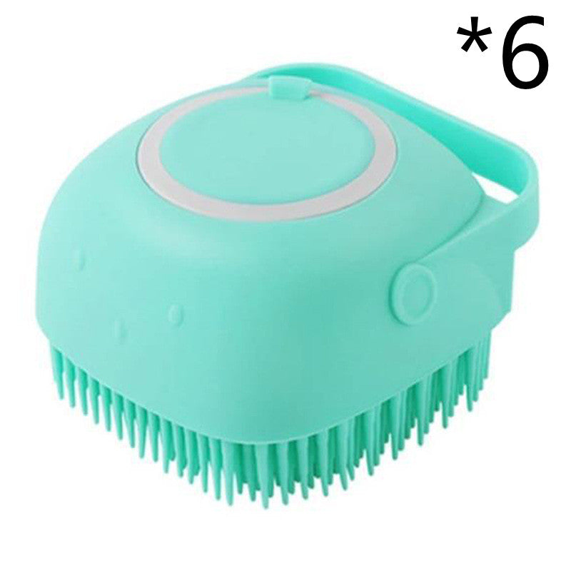 Silicone Pet Bath and Massage Gloves