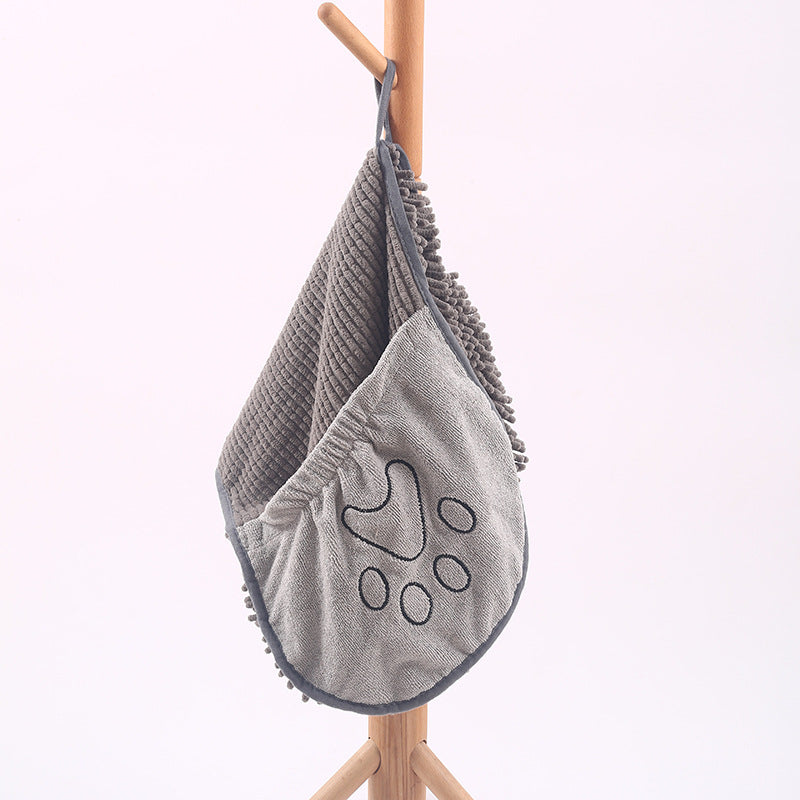Pet Scrubbing and Bath Glove Towel