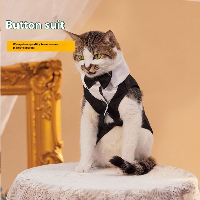 Two Feet Classic Button Jacket For Pets