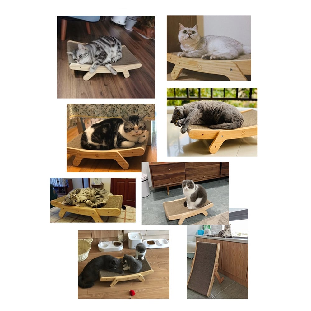 Vertical Corrugated Paper Pet Claw Toy Bed