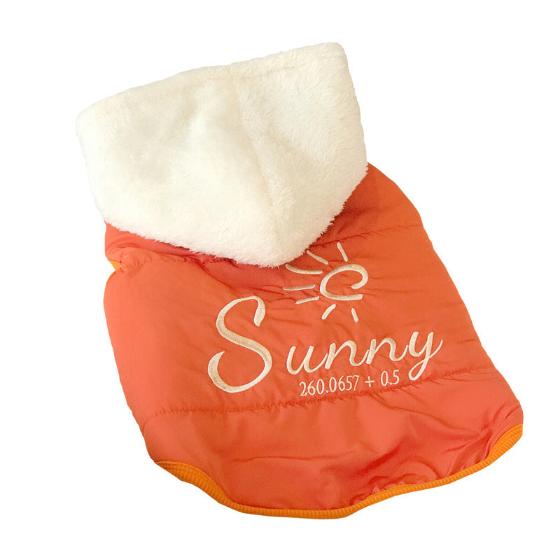 Warm Winter Cotton Pet Dress