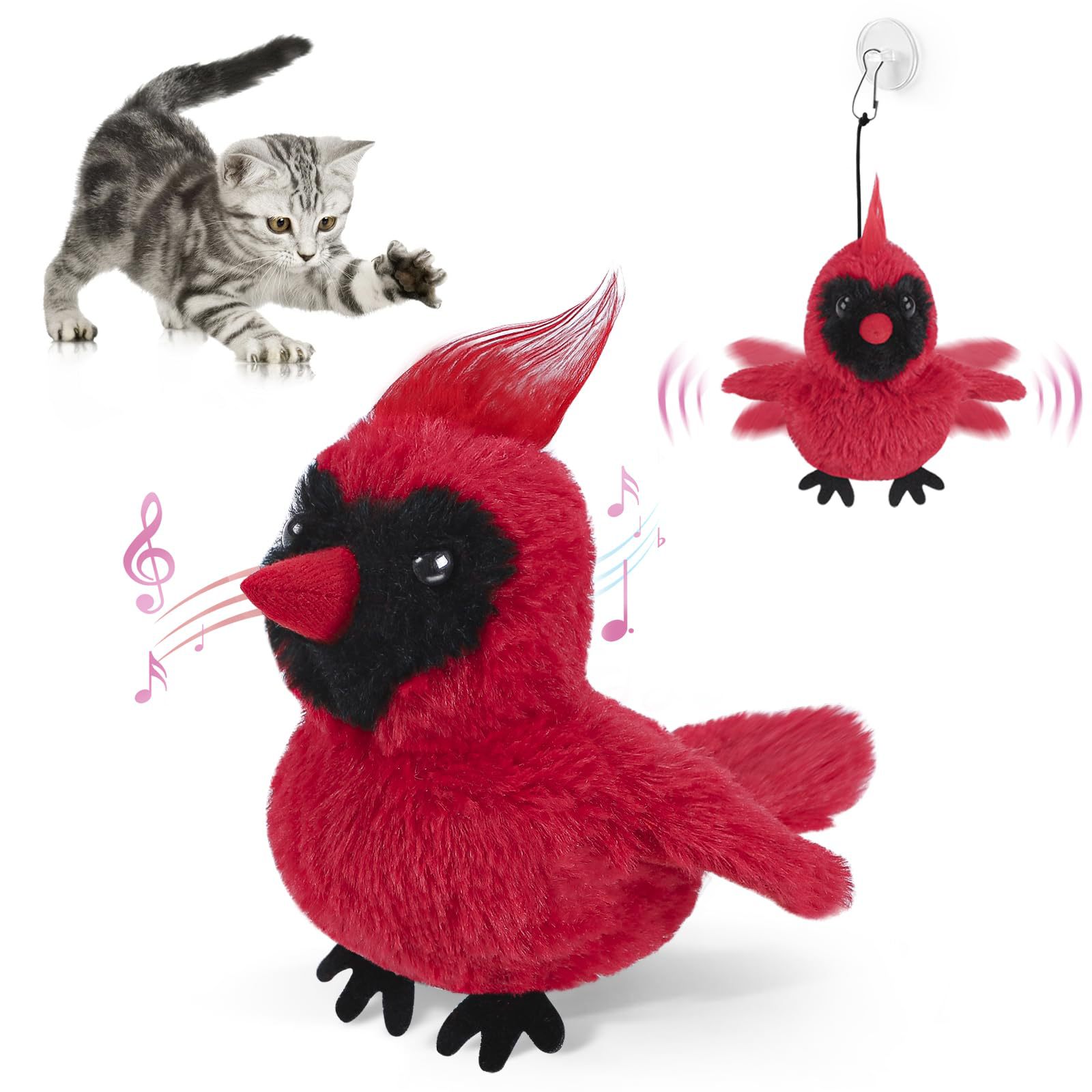 Automatic Flapping Pet Bird Toy