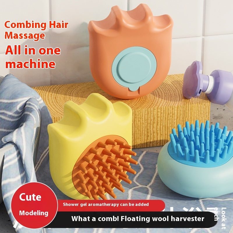 Pet Bath Massage Brush And Comb