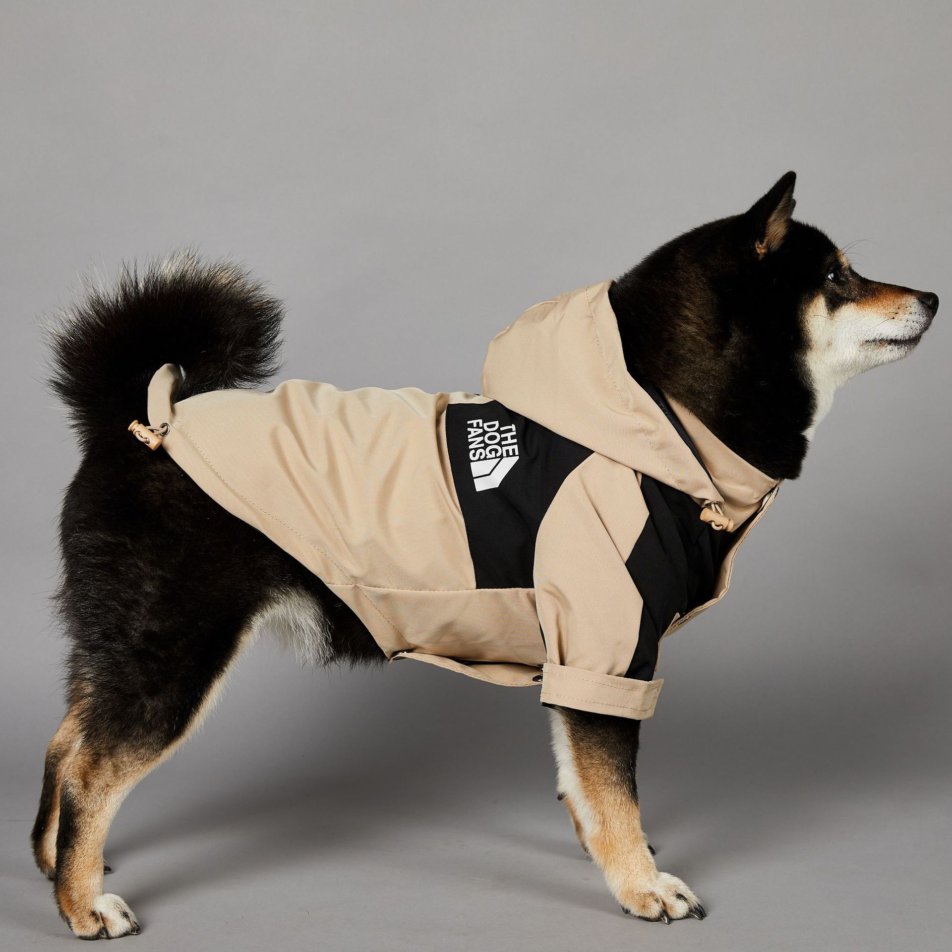 Khaki Shell Jacket For Pets