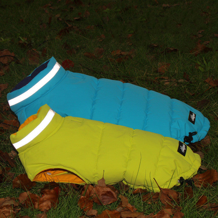 Thickened Waterproof Double-Sided Reflective Jacket For Pets