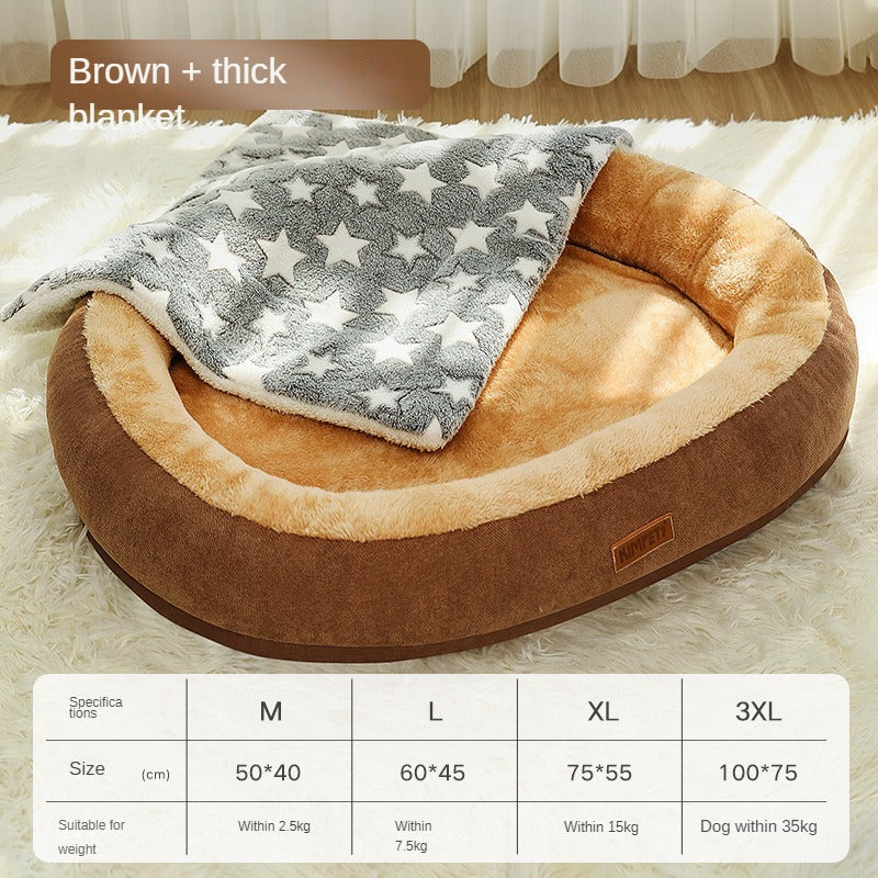 Removable and Washable Warm Bed for Pet
