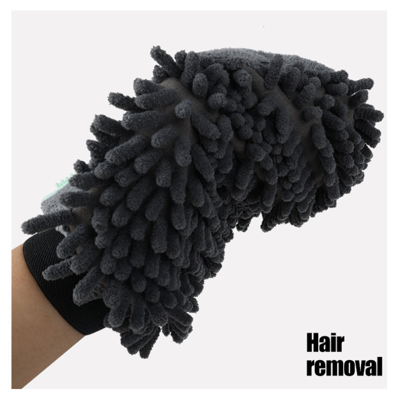 2-in-1 Pet Bathing and Grooming Glove