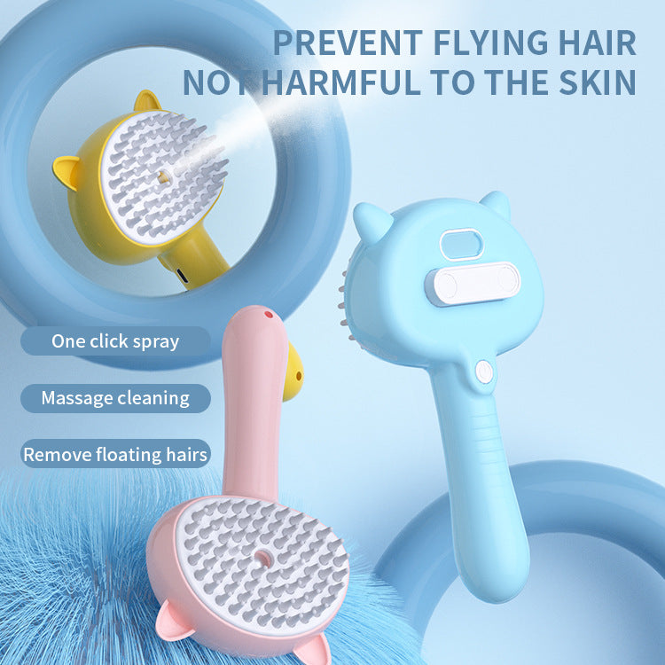Pet Hair Cleaning Brush With Mist