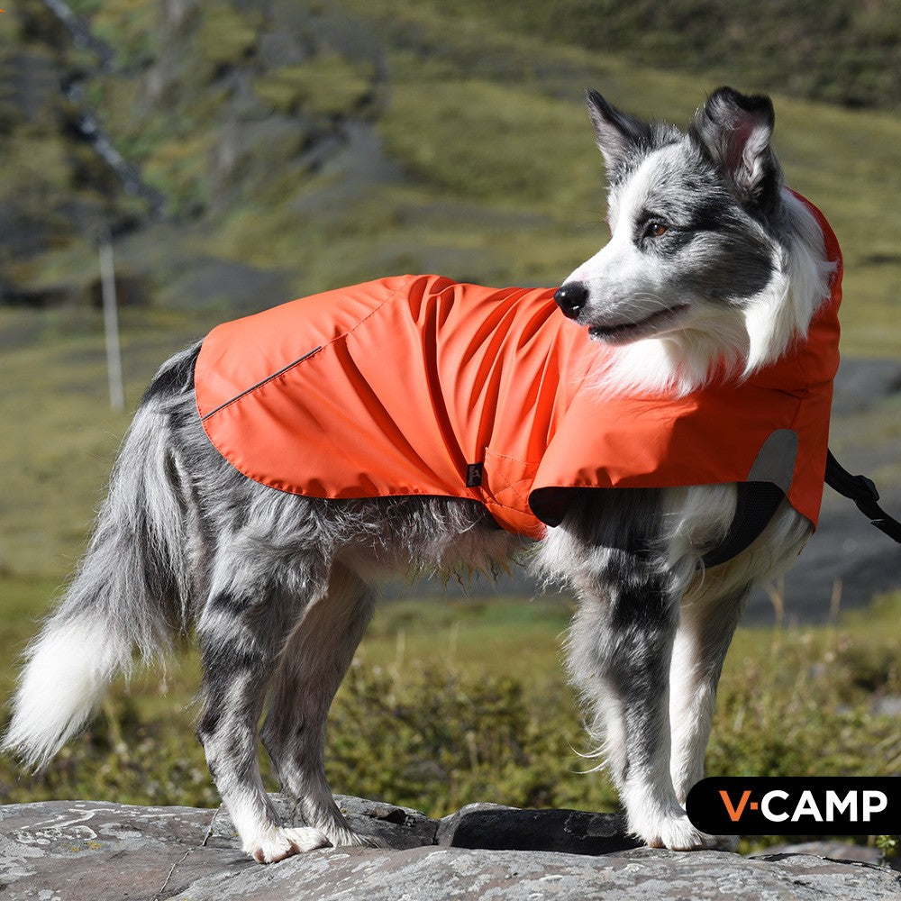 Waterproof Windproof Shell Jacket Raincoat For Pets